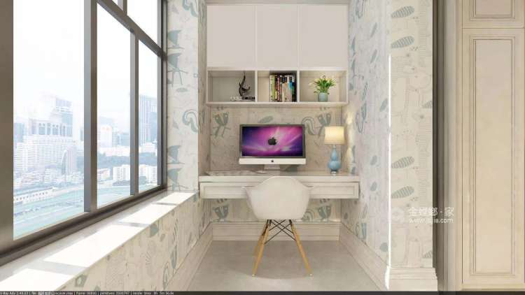 150平欧式风格，给孩子成长的一片温暖天地-卧室效果图及设计说明