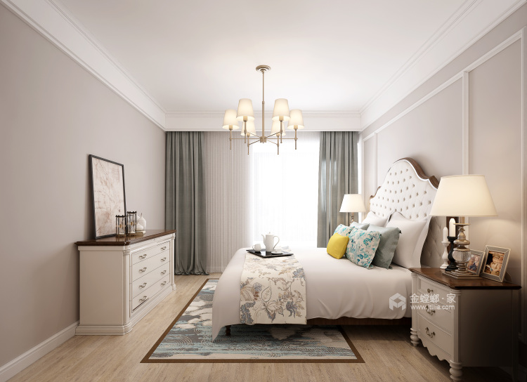 243m²欧式浪漫，一眼难忘的奢华之美-卧室效果图及设计说明