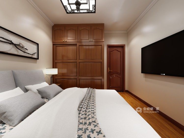 115平新中式，平和内敛、古朴端庄的优雅生活-卧室