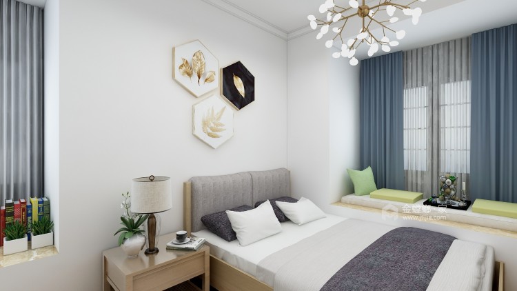 107平 现代风格婚房 品质生活从家开始-卧室
