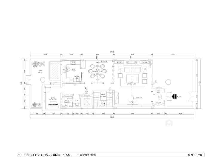 雅致美学的别墅生活-平面设计图及设计说明