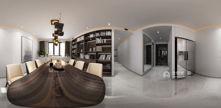 三口之家的120平舒适美家-客厅效果图及设计说明
