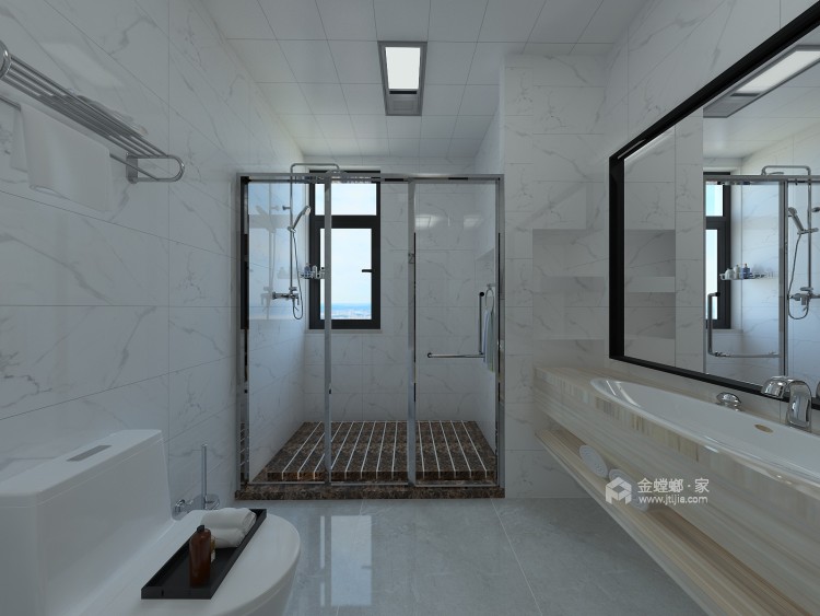 600平大别墅，舒适典雅的现代风-卧室效果图及设计说明