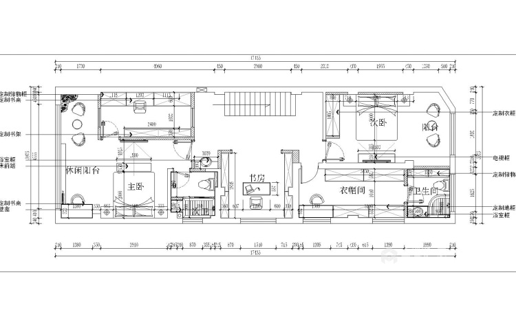 400平中式别墅就该这么装修-平面设计图及设计说明