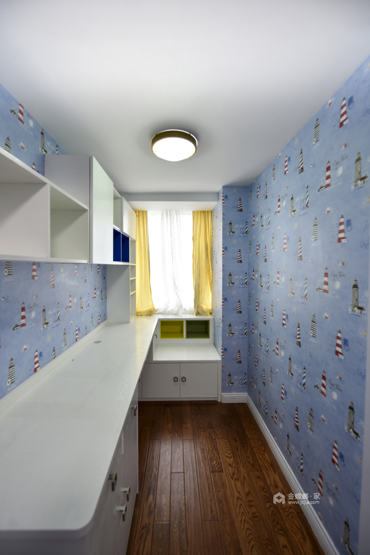打造浓郁美式风情的113平温馨居室-儿童房