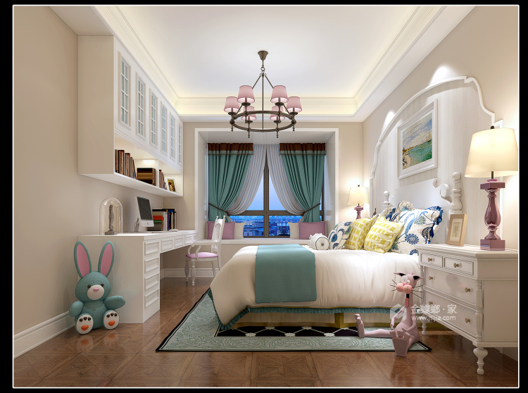 270平简欧风装饰如何缔造出令人心弛神往的写意空间-儿童房
