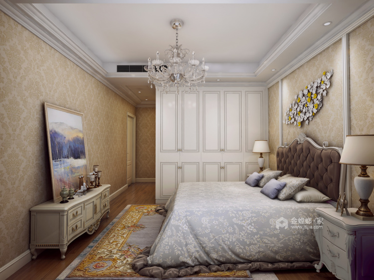 追求品质典雅，190平欧式家，职场精英的最爱-卧室
