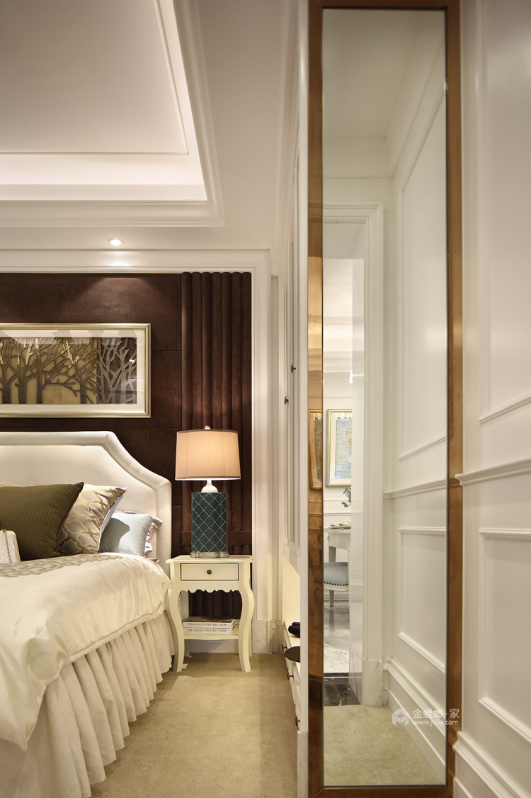 奢华欧式 这个家满足你的一切爱好-卧室效果图及设计说明
