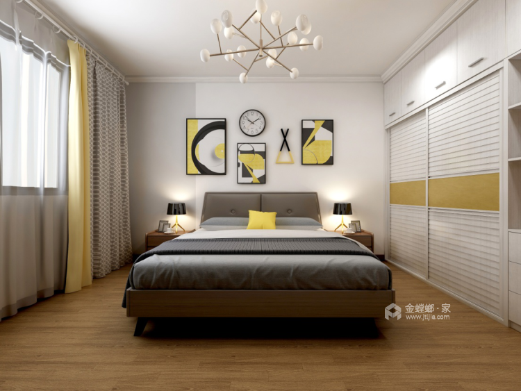 采光好的户型这样设计更明亮-卧室效果图及设计说明