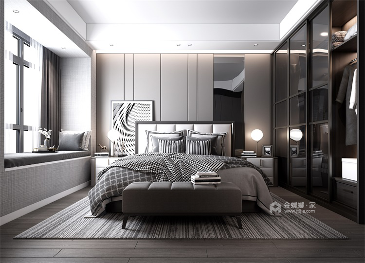 500平现代别墅，你可以这样装修你的新家-卧室效果图及设计说明