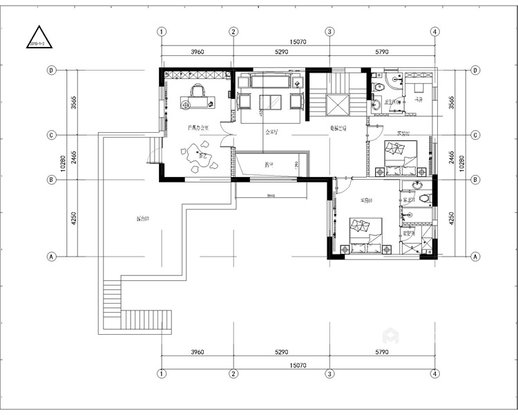 500平现代别墅，你可以这样装修你的新家-平面设计图及设计说明