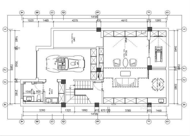 300平新中式别墅，三世同堂其乐融融的家-平面设计图及设计说明