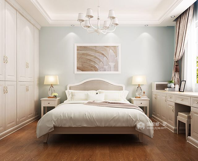 欧式温馨之家-卧室效果图及设计说明