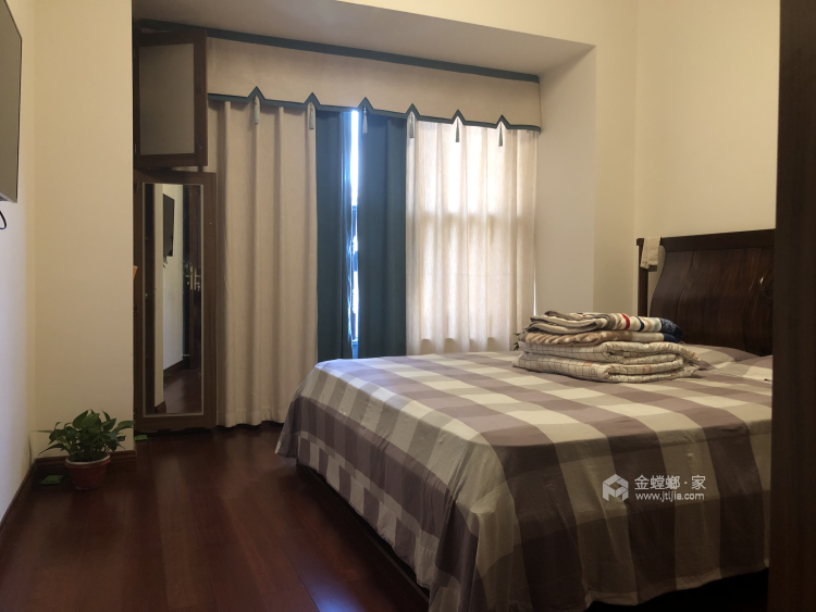 古典与现代的结合 155平米新中式生活-卧室效果图及设计说明