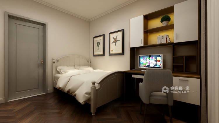 完美治愈“强迫症”的现代风格之家-卧室