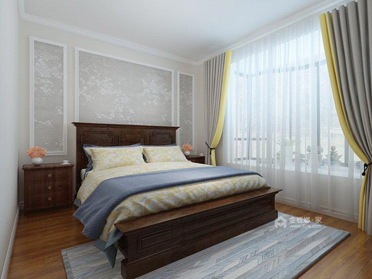 无法拒绝的美丽-美式-卧室效果图及设计说明