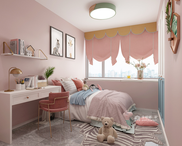 温暖舒适的美式家，让心灵更放松-卧室效果图及设计说明