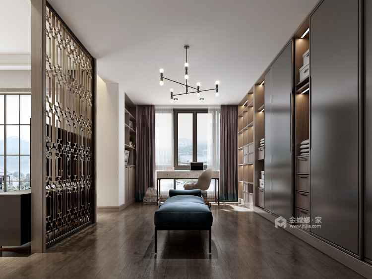 现代气派的246平私家大宅，享受高品质生活-卧室效果图及设计说明