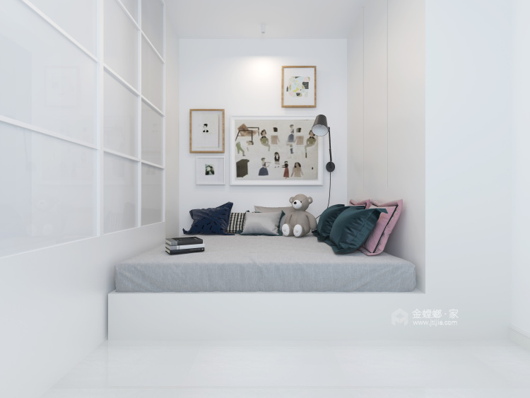55m²的北欧风格，给你带来不一样的居家体验-卧室效果图及设计说明