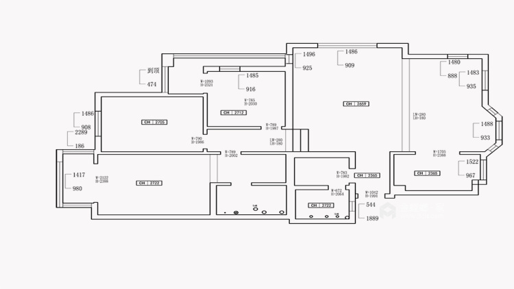 142m²现代风，演绎优雅与简洁-业主需求&原始结构图