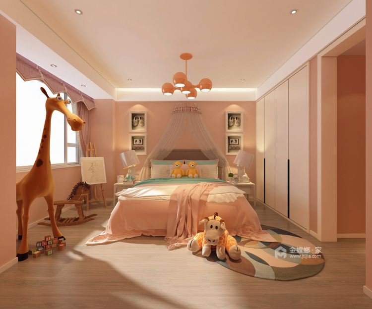 别墅轻奢现代风 享受慢生活-卧室效果图及设计说明