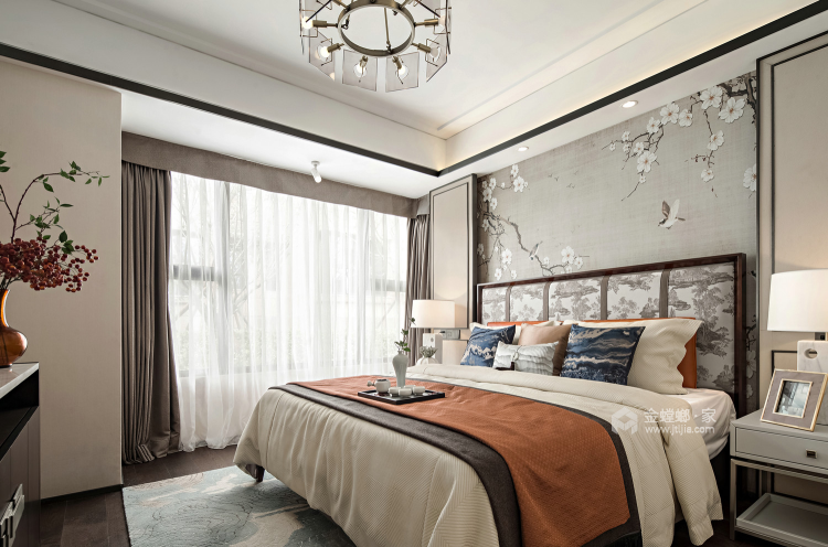 113平经典新中式，引领品质生活-卧室效果图及设计说明