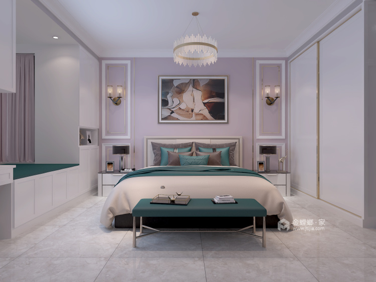 看一眼就会爱上的现代轻奢风-卧室效果图及设计说明
