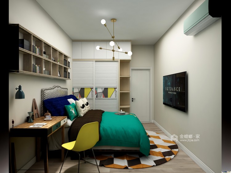 以最简单的方式表现生活-卧室效果图及设计说明