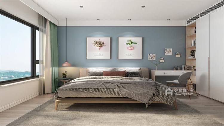治愈的原木风，越简单越温暖-卧室效果图及设计说明