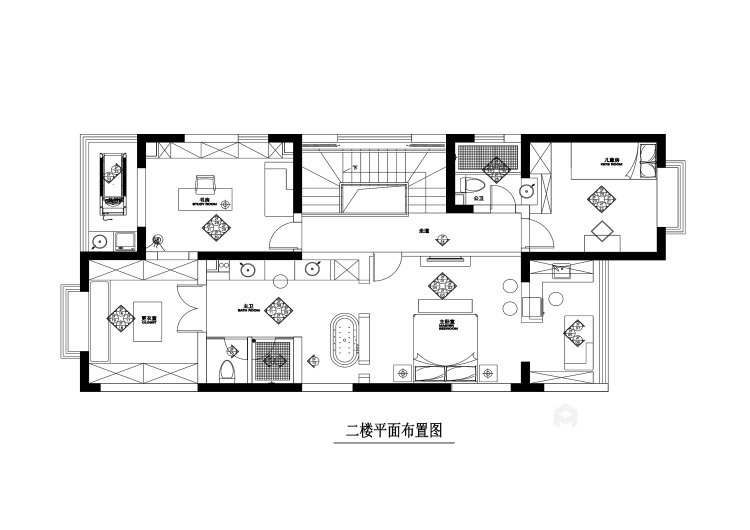240平现代风格跃层公寓-平面设计图及设计说明
