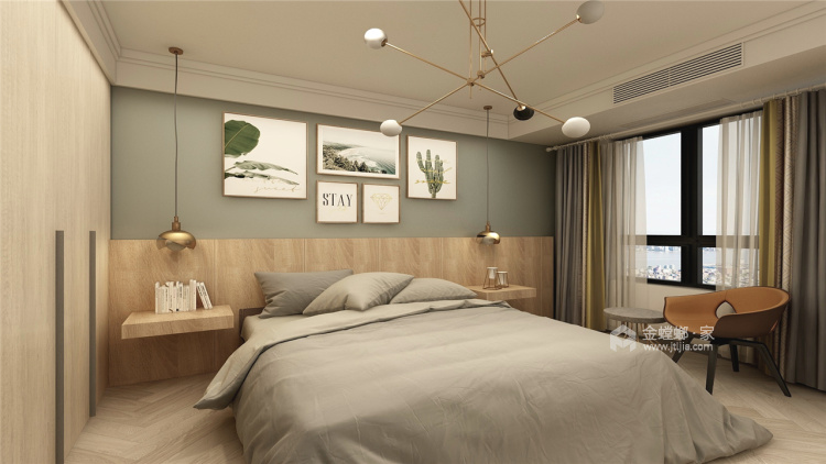 生活就是要喜欢 110平现代风-卧室效果图及设计说明