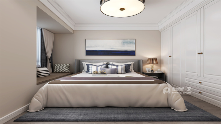 清新温柔的北欧风-卧室效果图及设计说明