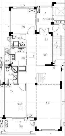 350㎡『轻奢+新中式』新家的设计细节~-业主需求&原始结构图