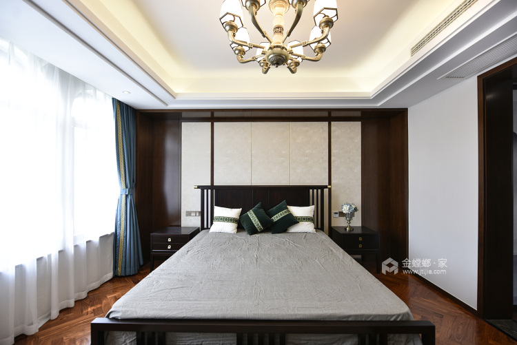 350㎡『轻奢+新中式』新家的设计细节~-卧室