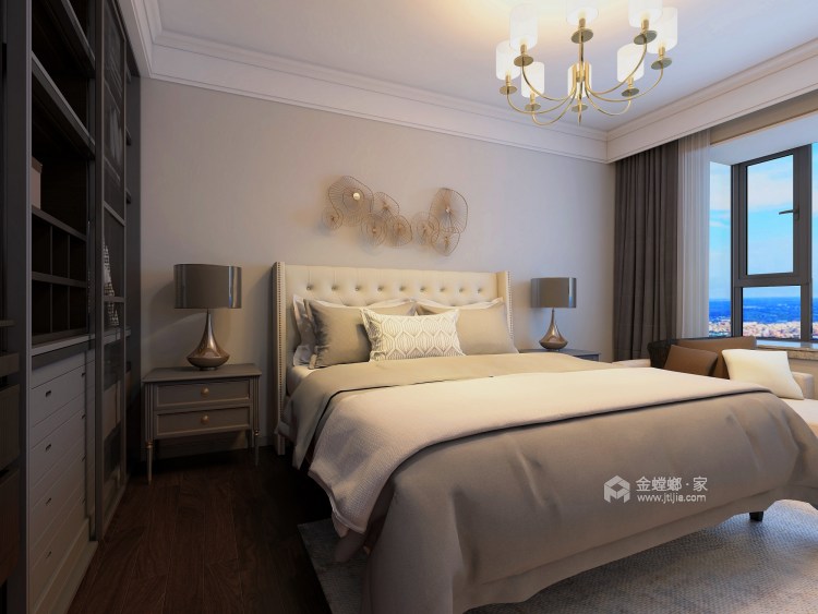 现代和美式的结合，170大平层给你想要的品质家！-卧室