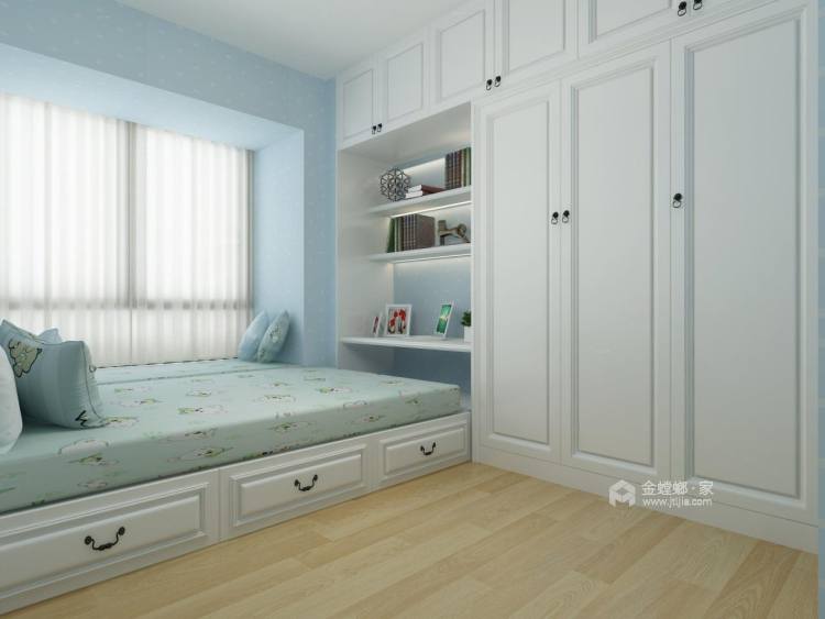 锦绣新城105户型北欧风格-卧室效果图及设计说明