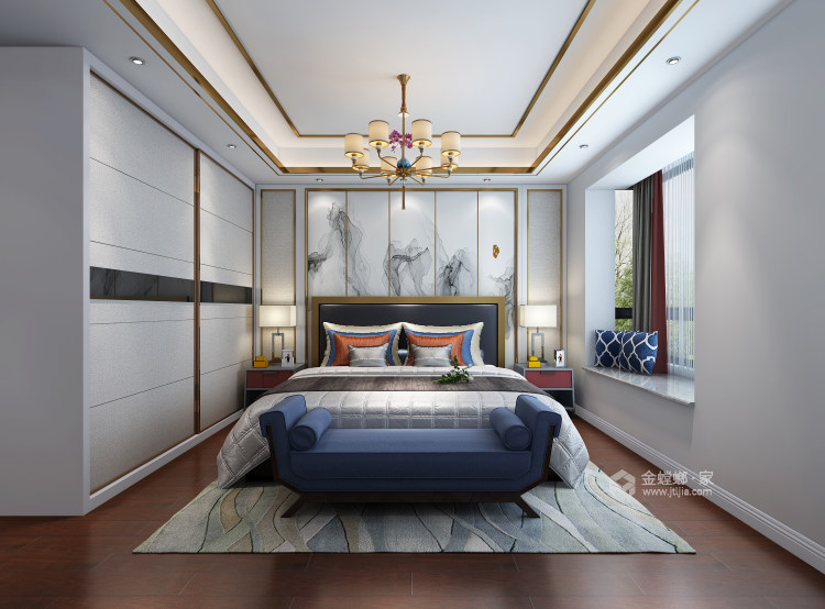 新中式与现代轻奢   简洁明快的混搭  营造最舒服的家-卧室