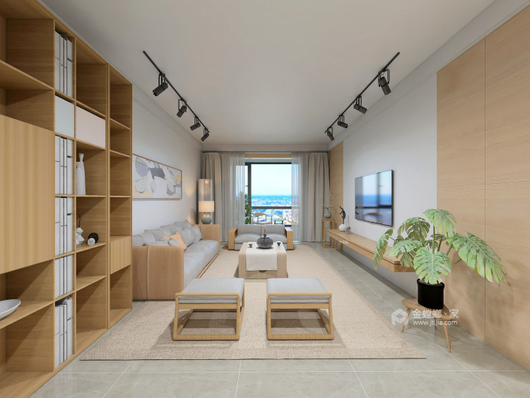 日式简约住宅，设计回归生活本质-空间效果图