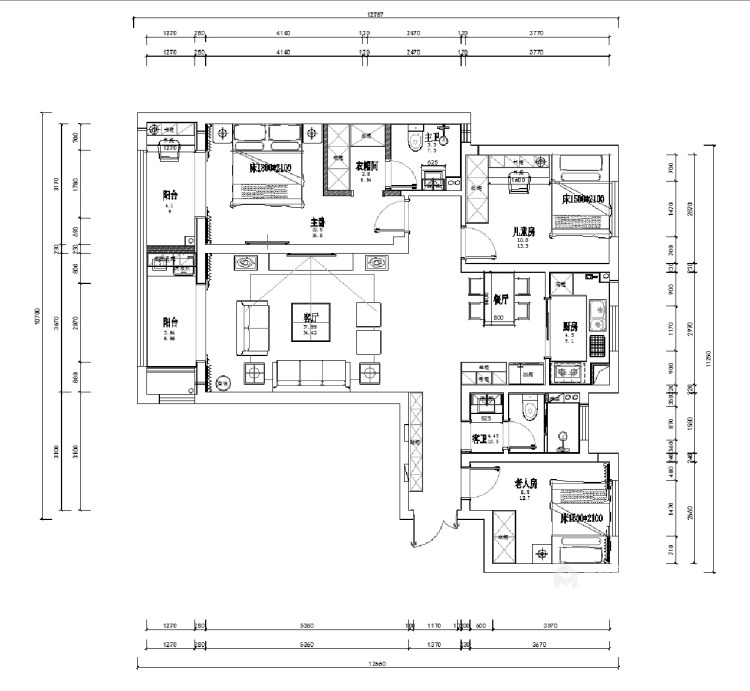 日式简约住宅，设计回归生活本质-平面布置图
