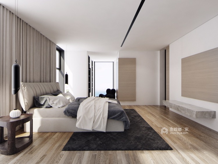 极简之美-卧室效果图及设计说明