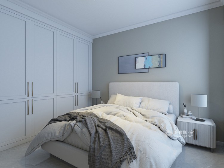 140平实用主义居住空间 装下整个理想生活-卧室效果图及设计说明