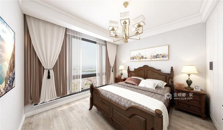130平小美色调、品味生活-卧室效果图及设计说明