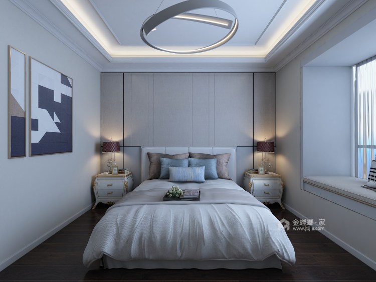 治愈系家居 现代风实力演绎-卧室效果图及设计说明