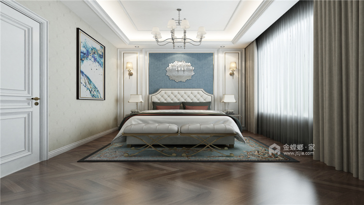摩登贵族-卧室效果图及设计说明