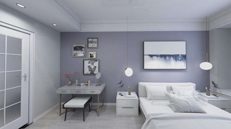 四口之家的温暖港湾-卧室效果图及设计说明