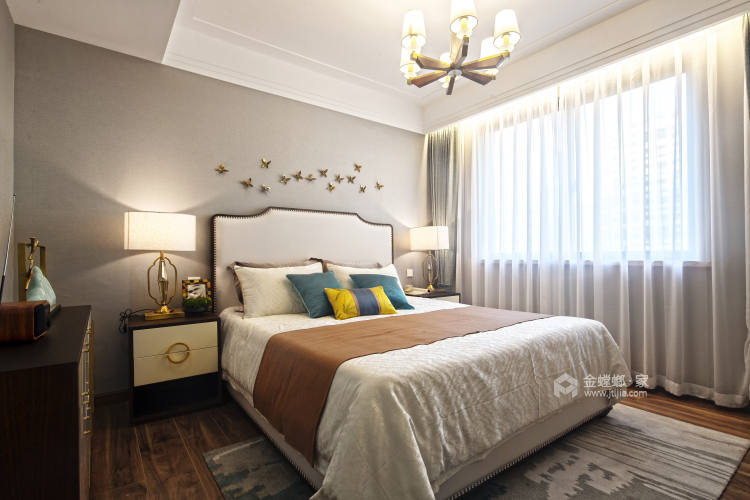 新中式？传统与现代的结合-卧室效果图及设计说明