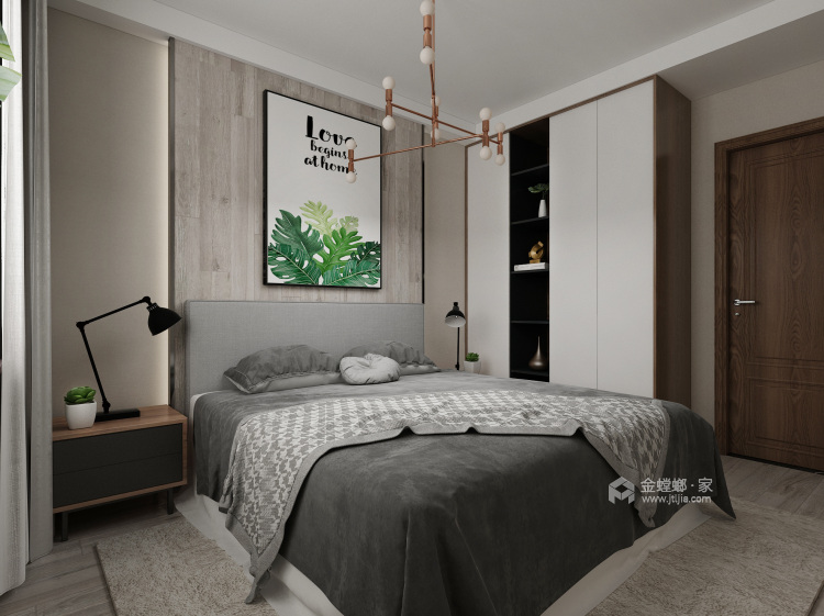 沉迷-现代风-卧室效果图及设计说明
