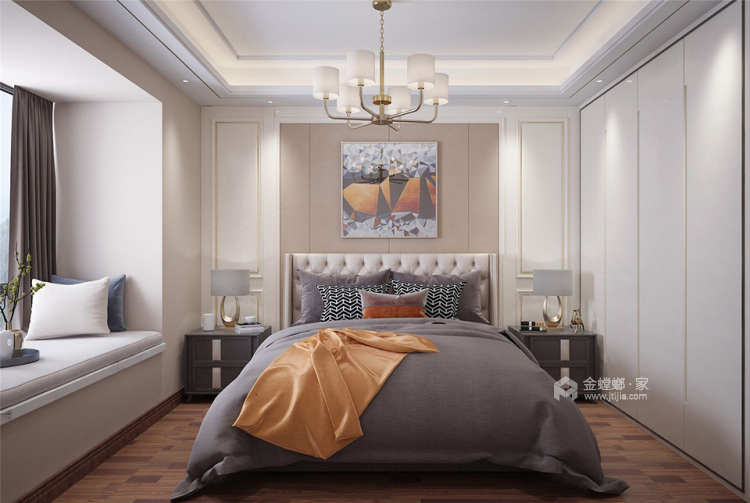 家的意义—精致的生活态度-卧室效果图及设计说明