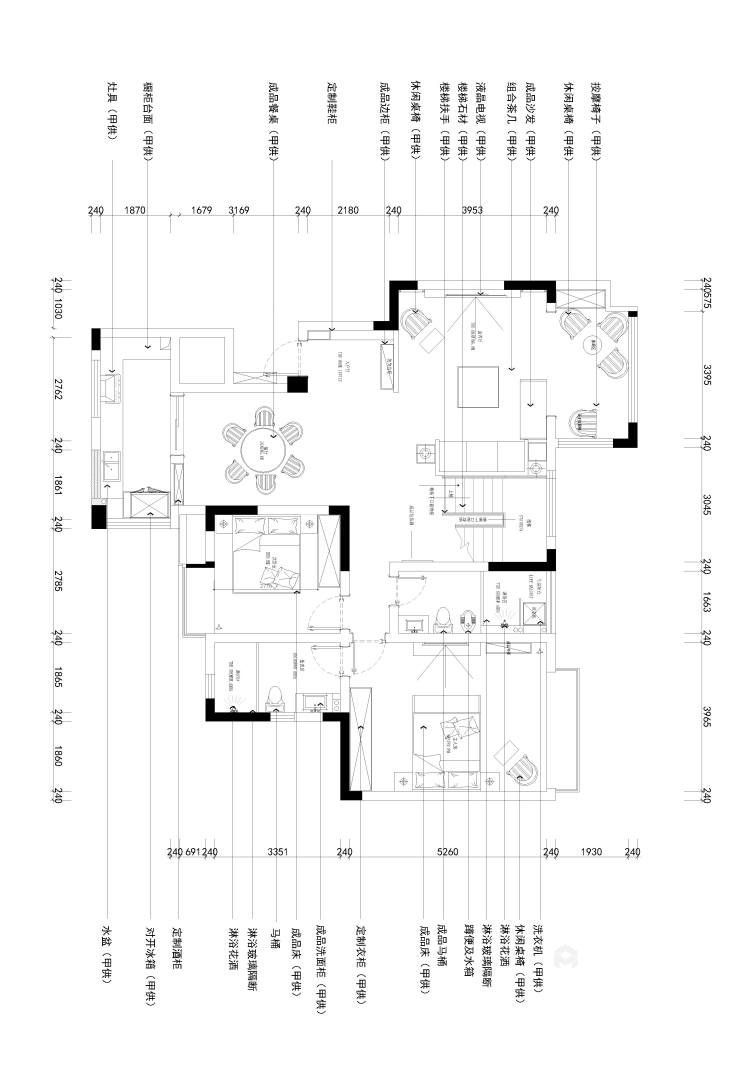 威尔顿庄园38-1-1102-平面设计图及设计说明