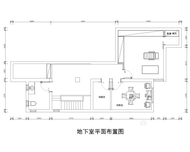 清新新中式别墅-平面设计图及设计说明